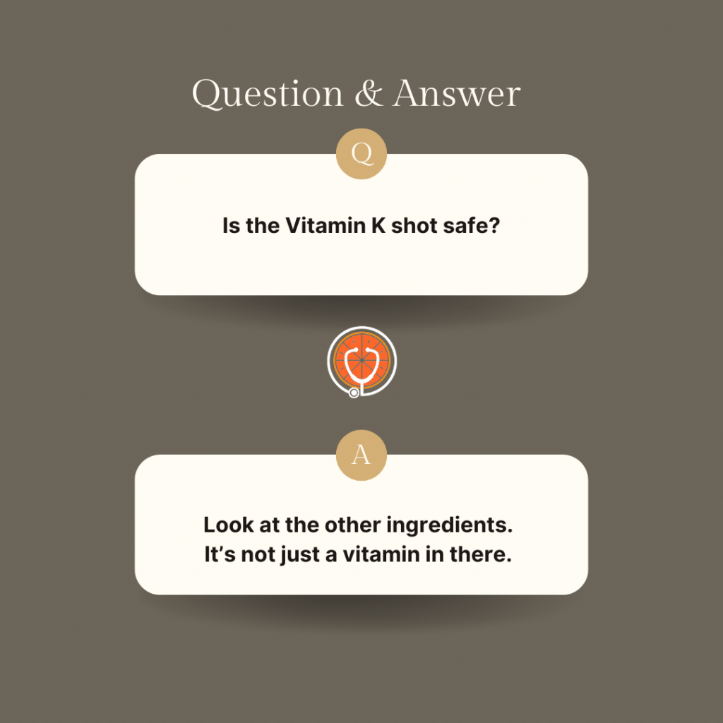 Vitamin K shot Q&A